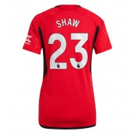 Maglie da calcio Manchester United Luke Shaw #23 Prima Maglia Femminile 2023-24 Manica Corta